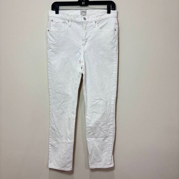 J Crew Vintage Straight Corduroy Pants Women 29 Gray White Bundle Preppy Autumn - Picture 5 of 13